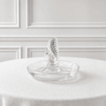 Винтажная подставка для колец Lalique Crystal Ecureuil, 10.1 см