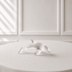 Винтажная скульптура Lalique "Dolphin", 14.5 см