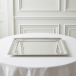 Итальянский серебряный поднос Pampaloni Art Deco