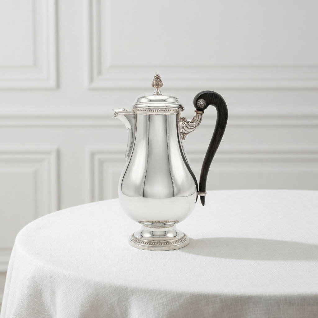 141 Object_on_white_tablecloth_202607180847_13 Кофейник Ercuis винтажный — изображение 1