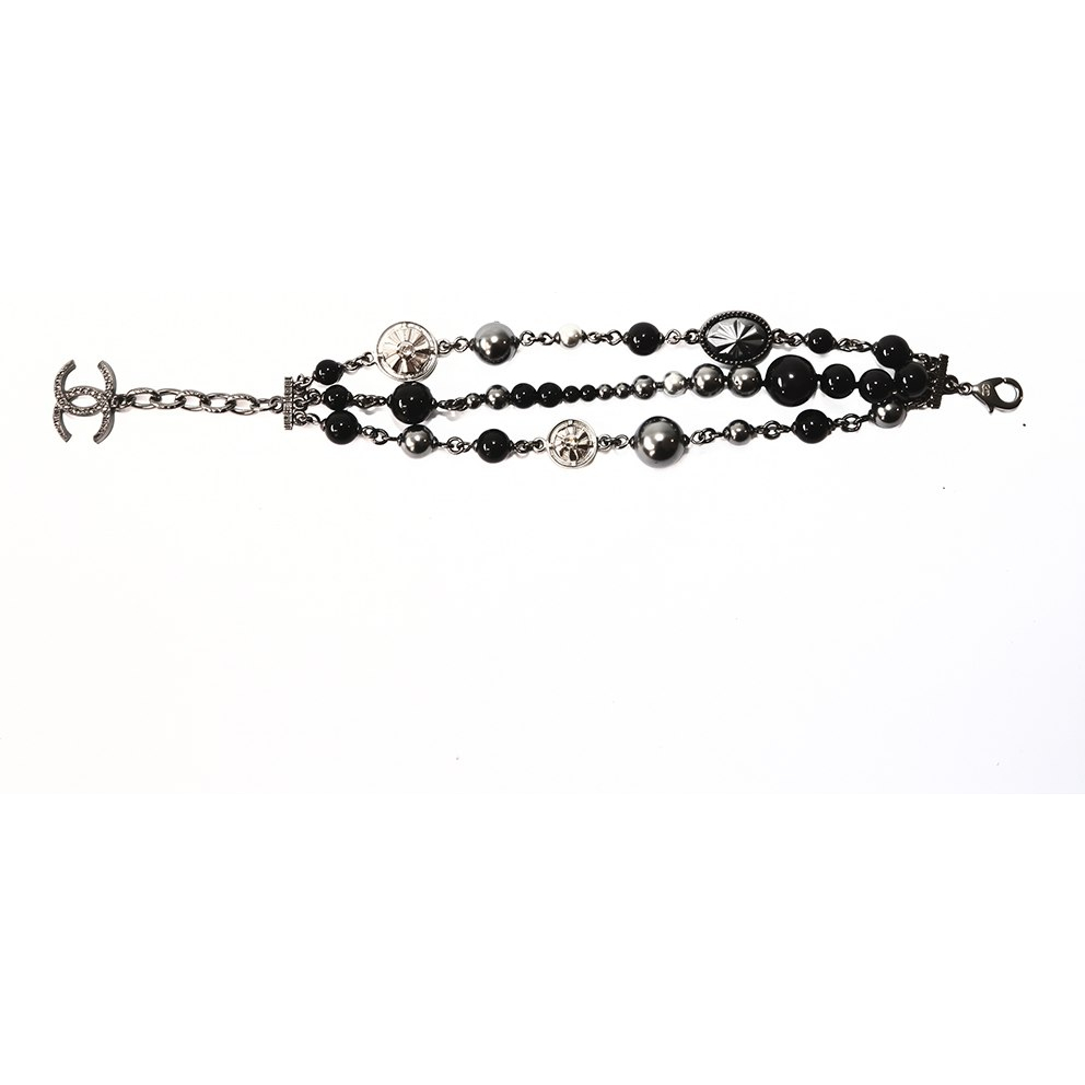 photo_2_2026-07-16_16-35-54 Браслет Chanel CC Charm Beaded Bracelet — изображение 1