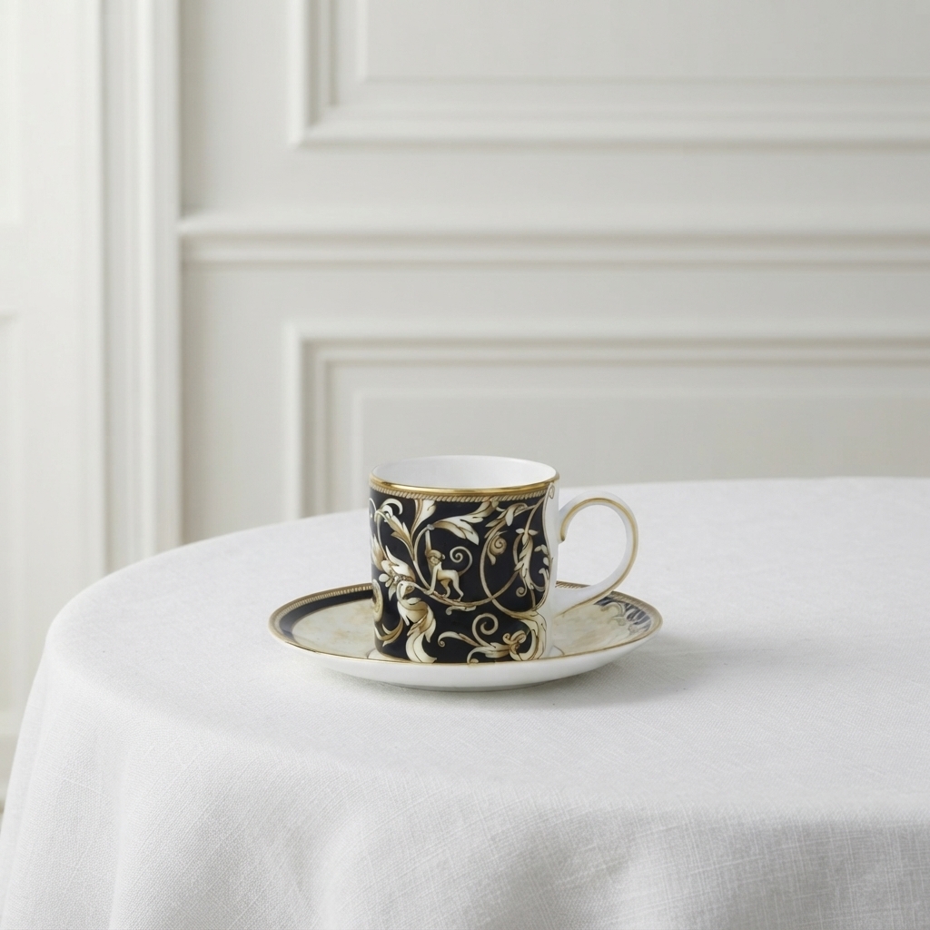318 Чашка кофейная с блюдцем Wedgwood Cornucopia, 90 мл — изображение 1